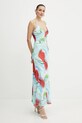 Сукня Bardot 59870DB бірюзовий SS25