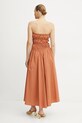 Ruházat Forte Forte pamut ruha 13850.my.dress narancssárga