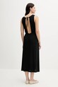 United Colors of Benetton rochie 3Q225V00X negru SS25