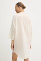 Îmbrăcăminte United Colors of Benetton rochie din bumbac 4DW35V02K bej