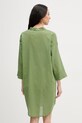 Дрехи United Colors of Benetton рокля тип риза от памук 4DW35V02K зелен