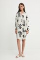 United Colors of Benetton rochie 4VET5V02J bej SS25