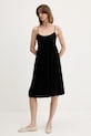 United Colors of Benetton sukienka 4VW95V028 czarny SS25
