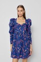 Bizuu rochie din bumbac HAMILTON PARDESCA bleumarin HAMILTON.PARDESCA.SS25