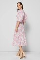 Bizuu rochie din bumbac MOSELLE BANDO MOSELLE.BANDO.ROZ.SS25 roz SS25