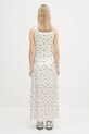 Oblečenie Šaty GANNI Printed Satin Gathered Long W0262 béžová