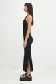 GANNI sukienka Soft Cotton Rib Tank Top Long T3935 czarny SS25