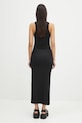 Clothing GANNI dress Soft Cotton Rib Tank Top Long T3935 black