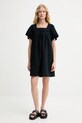 Levi's rochie din amestec de in AMBRE BABYDOLL DRESS 001HT negru SS25
