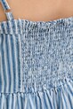 Levi's rochie din denim ALESSIE BUSTIER DRESS 001WB albastru