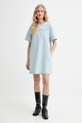 Levi's rochie din denim DENIM TEE DRESS 001WD albastru SS25