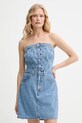 Levi's sukienka ICONIC BUTTON THRU DRESS niebieski 001WE