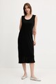 Sisley sukienka 41WELV07D czarny SS25