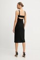 Sisley rochie 4ERJLV07B negru SS25
