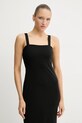 Sisley rochie negru 4ERJLV07B