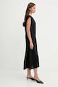 Sisley rochie din in negru 4AGHLV073