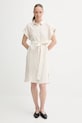 Marc O'Polo rochie din in 504011221223 bej SS25