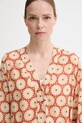 Marc O'Polo rochie din bumbac maro 504080921145