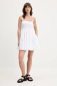 Abercrombie & Fitch sukienka KI159.5820.100 biały SS25