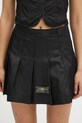 GANNI skirt Duchesse Nylon Pleated Mini black W0479