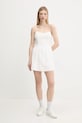 Hollister Co. sukienka bawełniana KI359.5251.100 biały SS25