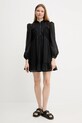 Хлопковое платье Weekend Max Mara 2515231023600 чёрный SS25