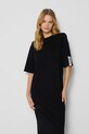 Bombažna obleka Bizuu JULISSA JULISSA.CZARNY.SS25 črna SS25