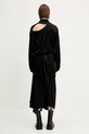 Odzież Ottolinger sukienka Deconstructed Satin Cut-Out 111.501911.02 czarny
