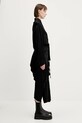 Ottolinger sukienka Deconstructed Satin Cut-Out czarny 111.501911.02
