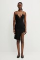 Šaty Coperni Tailored Asymmetric mini černá COPR187F3004