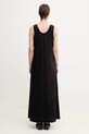 Odzież Pangaia sukienka bawełniana Midweight Long Dress 10002554 czarny