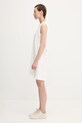 Pangaia sukienka bawełniana Midweight Short Dress 10002555 biały SS25