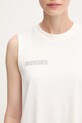 Pangaia sukienka bawełniana Midweight Short Dress biały 10002555
