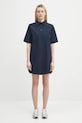Bavlnené šaty Samsoe Samsoe SATINA F25200080 tmavomodrá