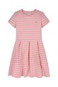 Tommy Hilfiger sukienka dziecięca KG0KG08339.104.122.PPYA różowy SS25