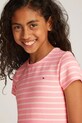 Дитяча сукня Tommy Hilfiger KG0KG08339.104.122.PPYA рожевий