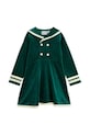 Дитяча бавовняна сукня Mini Rodini Sailor 2515010975 зелений SS25