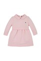 Бебешка памучна рокля Tommy Hilfiger памук розов KN0KN01972.PPYA