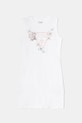 Guess sukienka bawełniana dziecięca nadruk biały J4RK38.KA6W4.PPYA