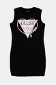Guess rochie din bumbac pentru copii midi negru J4RK38.KA6W4.PPYA