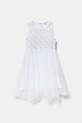 Dievčenské šaty Guess látka biela J5RK08.KAUH0.PPYA