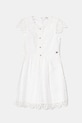 Guess sukienka dziecięca rozkloszowany biały J5RK10.WGWR0.PPYA