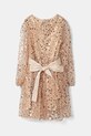 Deklice Otroška obleka Guess J5RK11.KCLM0.PPYA zlata