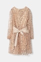 Deklice Otroška obleka Guess J5RK11.KCLM0.PPYA zlata