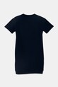 Dievčenské bavlnené šaty Guess J5RK28.KAD74.PPYA tmavomodrá SS25
