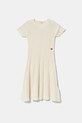 Guess sukienka dziecięca midi beżowy J5RK40.Z3M80.PPYA