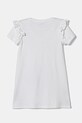 Dětské bavlněné šaty Guess K5RK00.KA6W4.PPYA bílá SS25