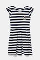 Παιδικό βαμβακερό φόρεμα Guess ρίγες μπλε K5RK15.K85Z4.PPYA