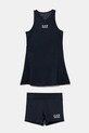 Детское платье EA7 Emporio Armani mini тёмно-синий 8NFA51.FJGBZ