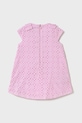 Дитяча бавовняна сукня Mayoral 1913.4C.Baby.PPYA рожевий SS25